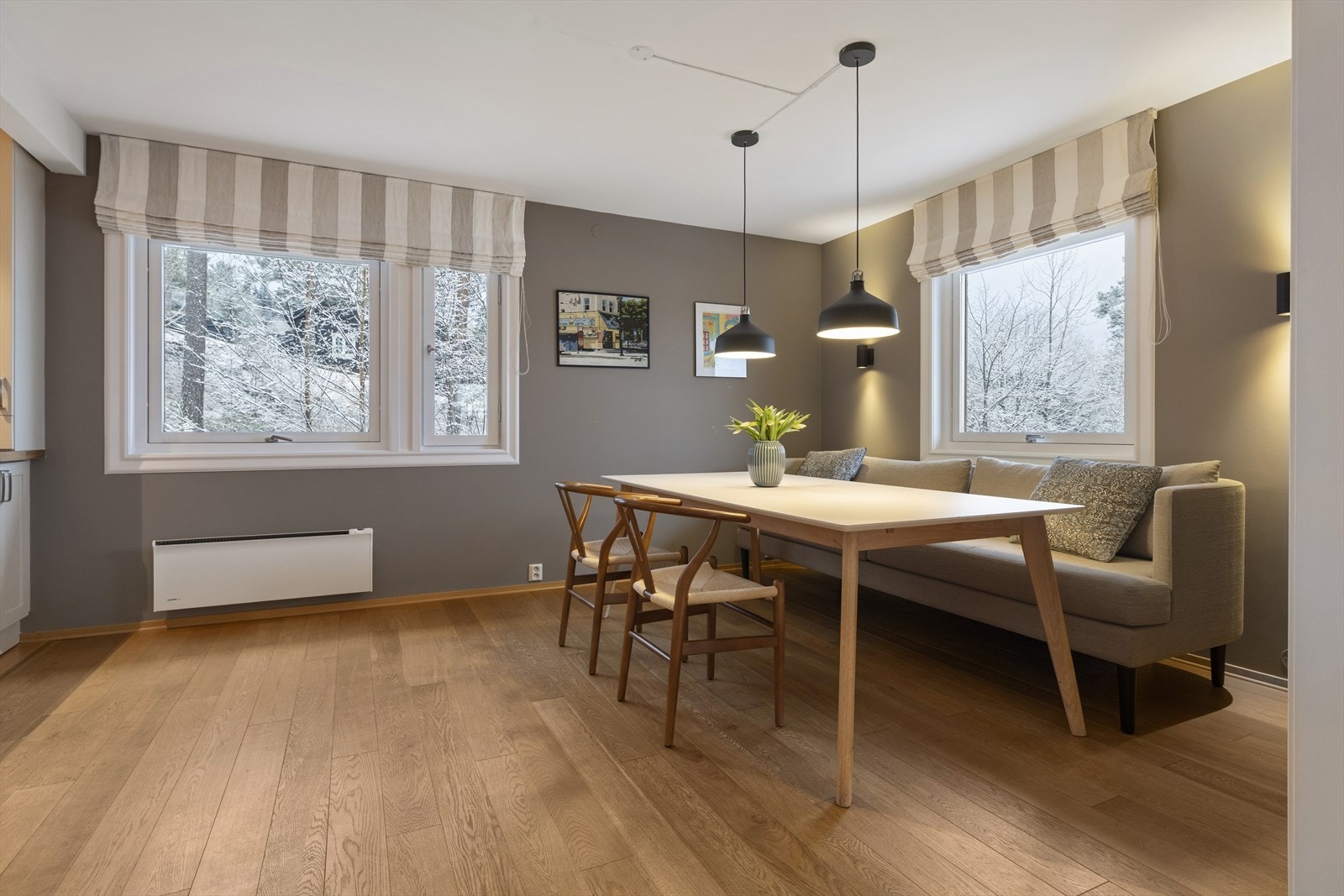 Gode lysforhold og hyggelig utsyn. Galleribilde