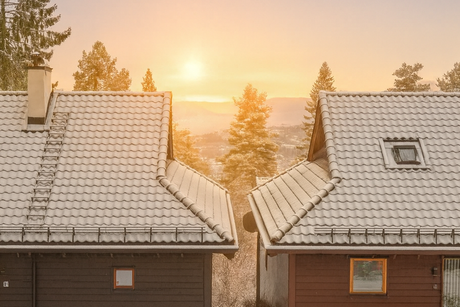 Utsikt fra mellomstue/spisestue. Galleribilde