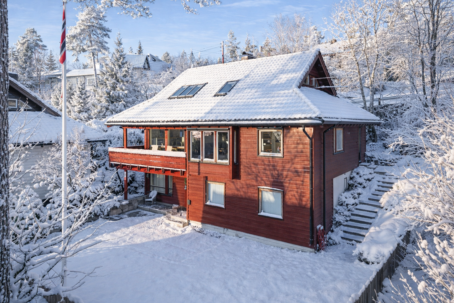 Velkommen til Hospitsveien 1D v/Sarah Aamodt og Christian Aamodt, Sem og Johnsen Eiendomsmegling. Galleribilde