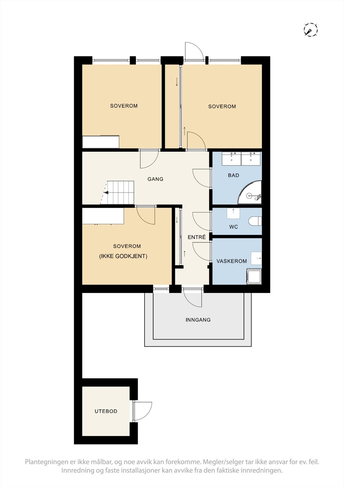 Plantegning - 1. etasje. Galleribilde