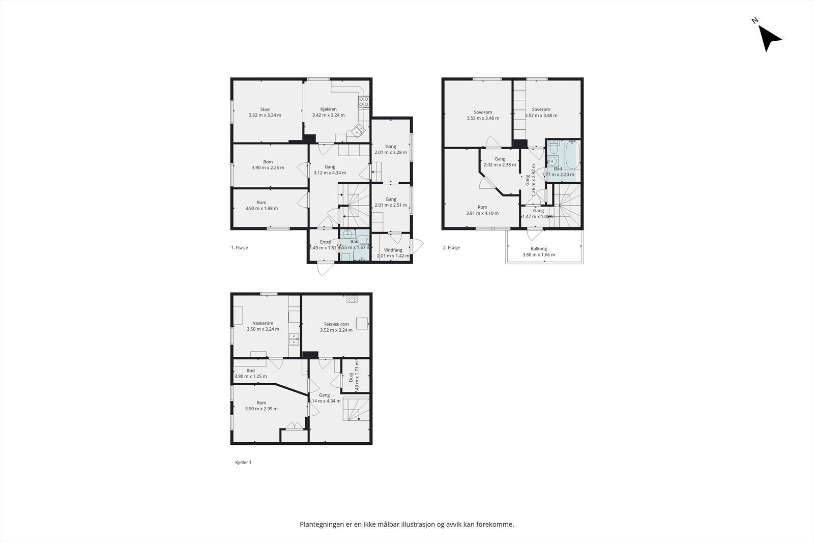 Plantegning Galleribilde