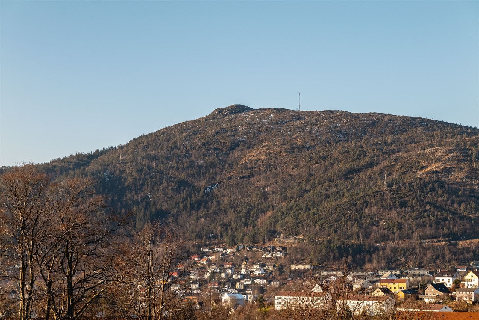 Solrikt med flott utsikt Galleribilde