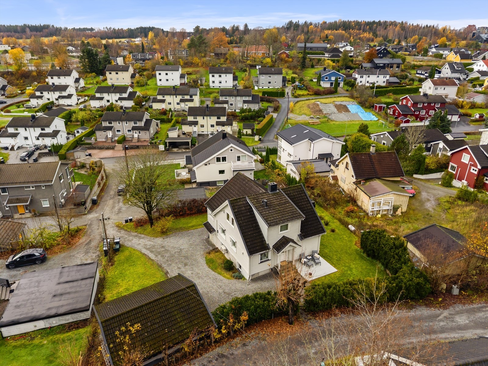 Dronefoto Galleribilde