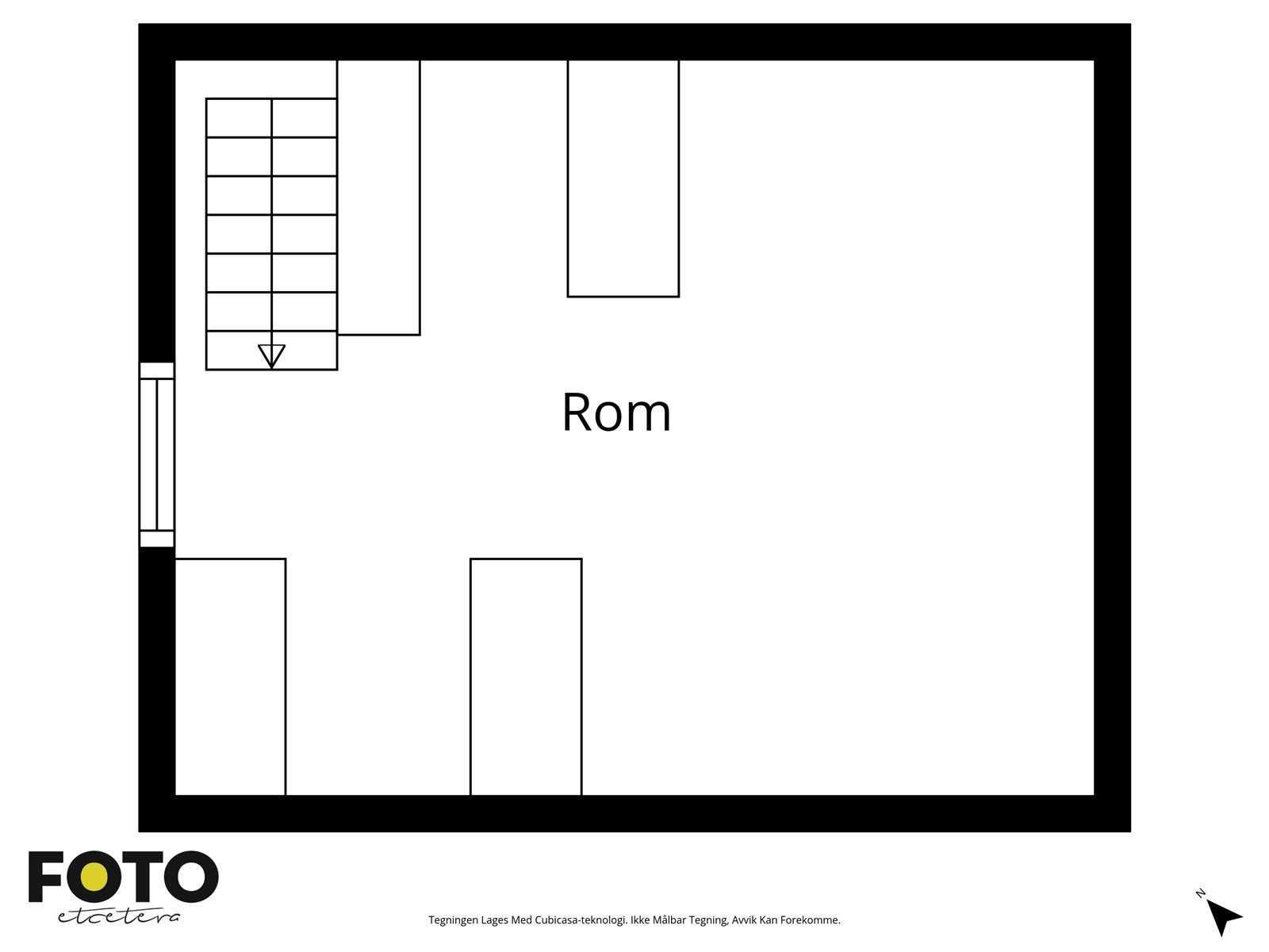Plantegning - Loft Galleribilde