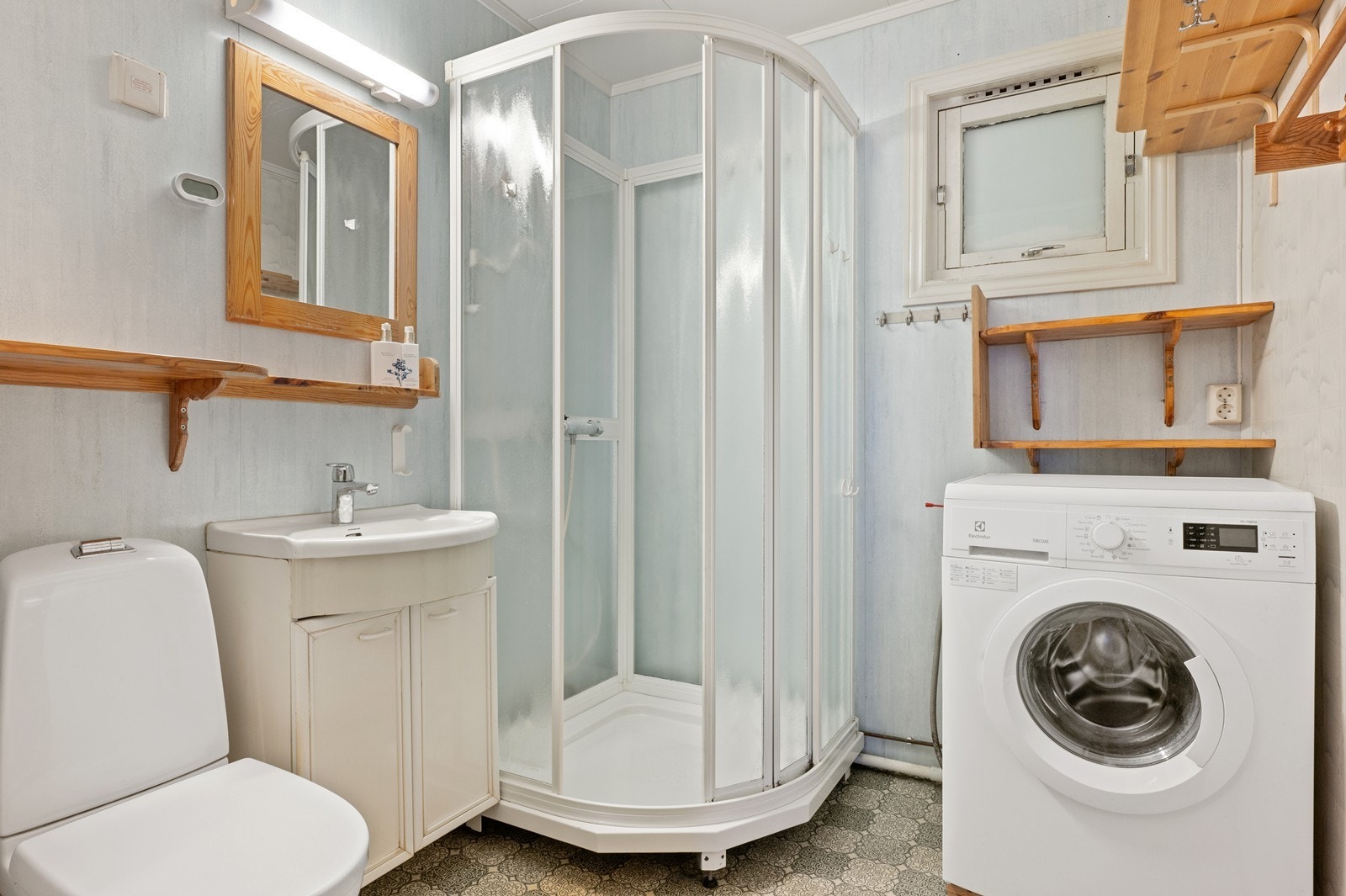 Badet har opplegg for vaskemaskin Galleribilde