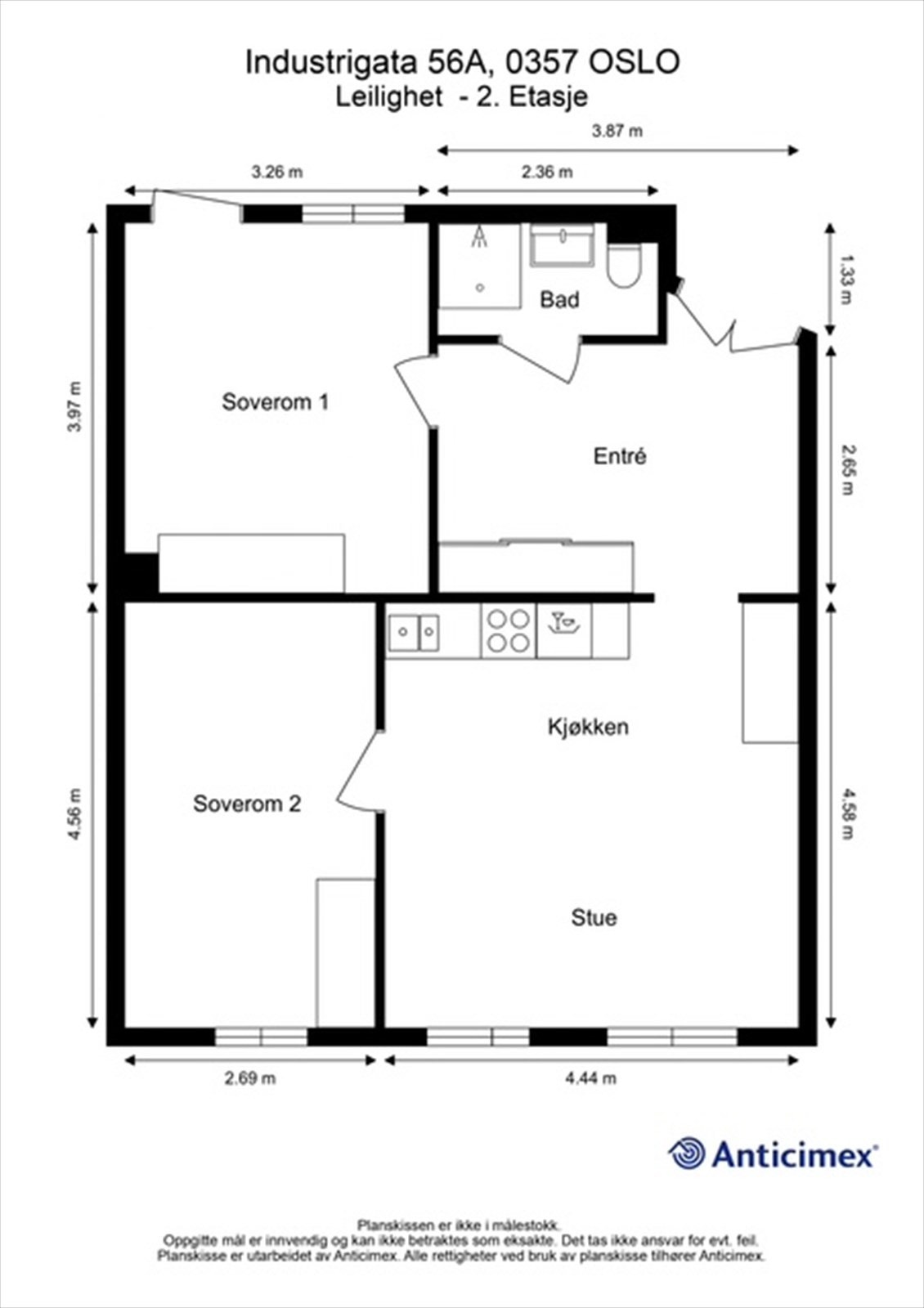 Plantegning. Galleribilde