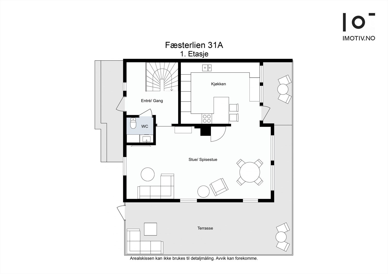 - Planløsning hovedplan - Galleribilde