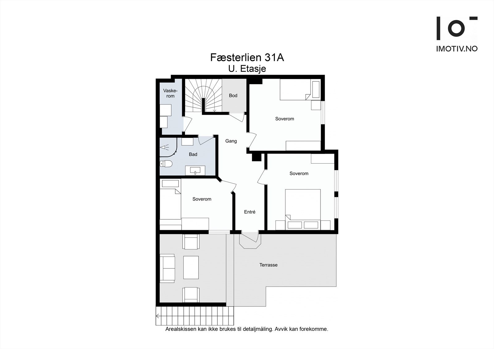 - Planløsning underetasje - Galleribilde