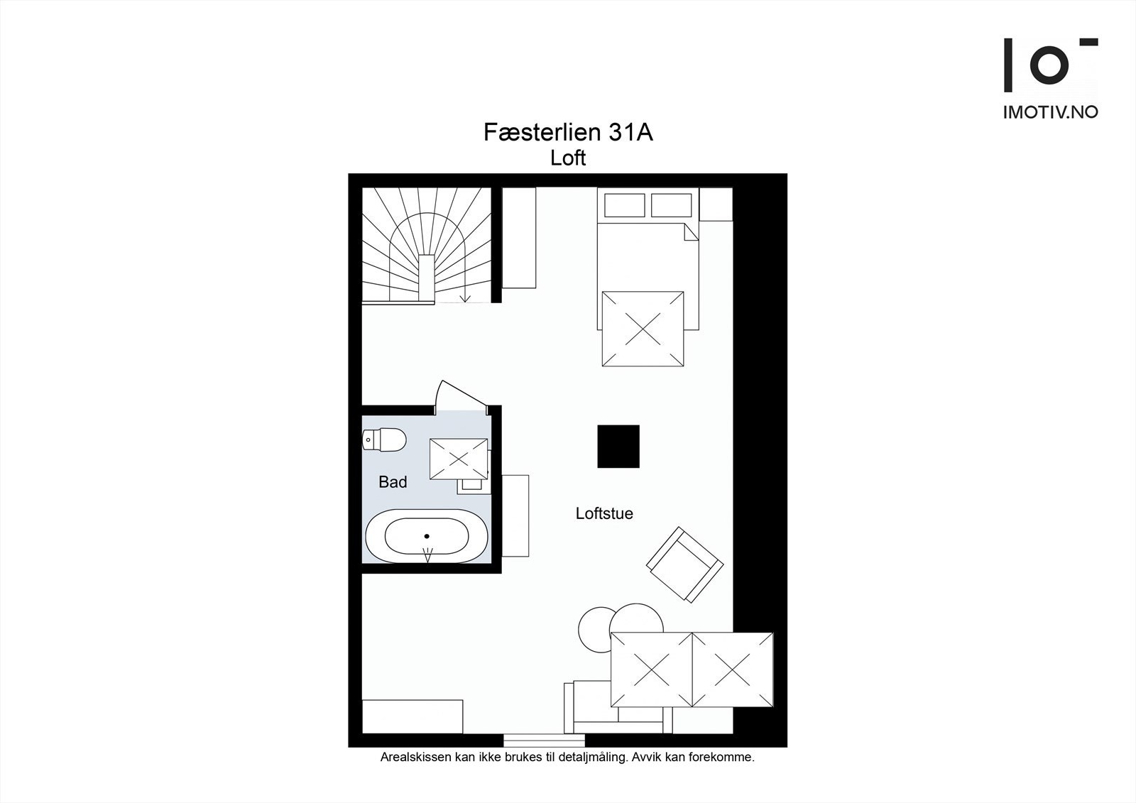 - Planløsning loftsetasje - Galleribilde
