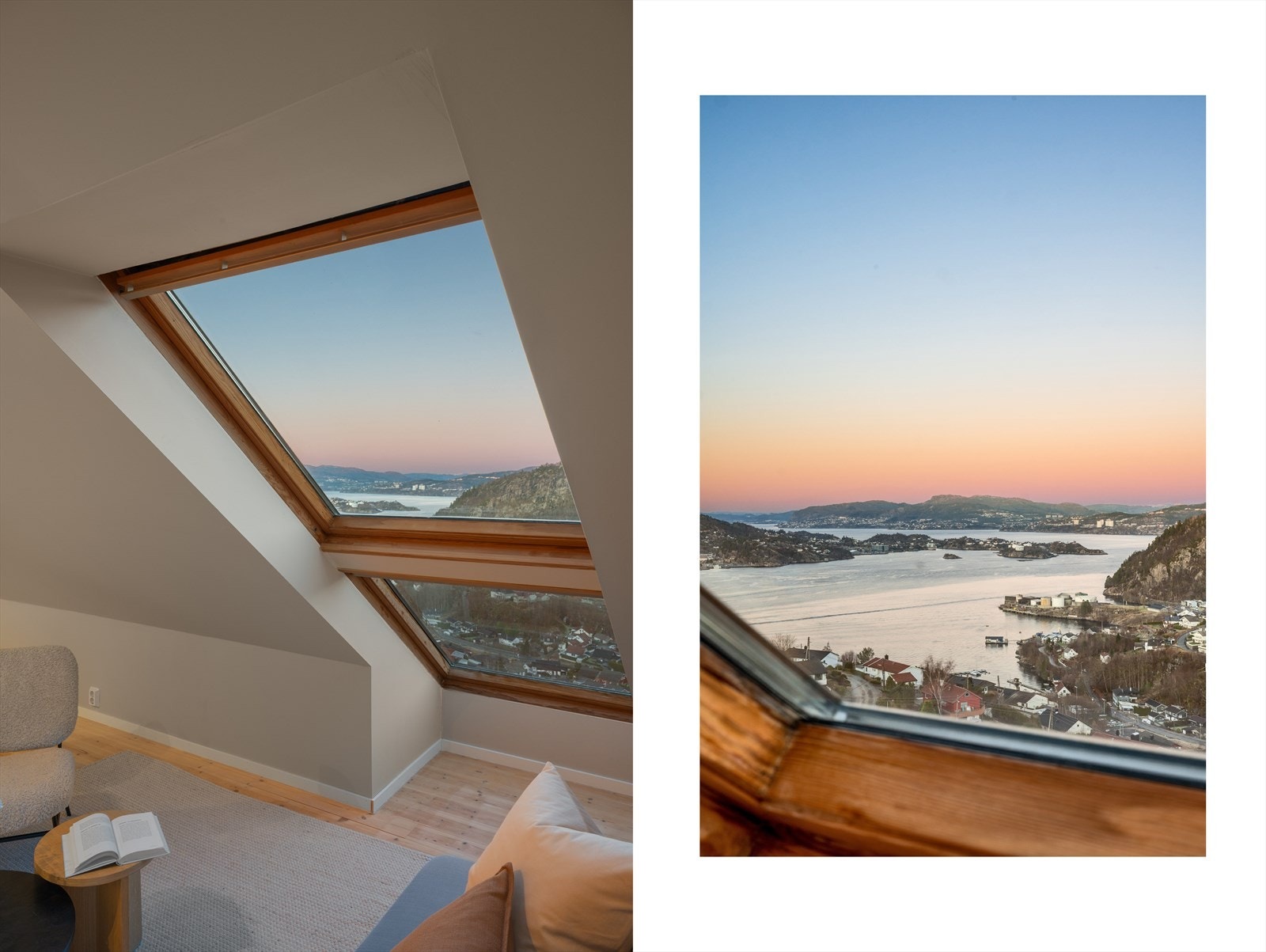 - Generøse takvinduer slipper inn godt med naturlig lys og bidrar til en god romfølelse - Galleribilde