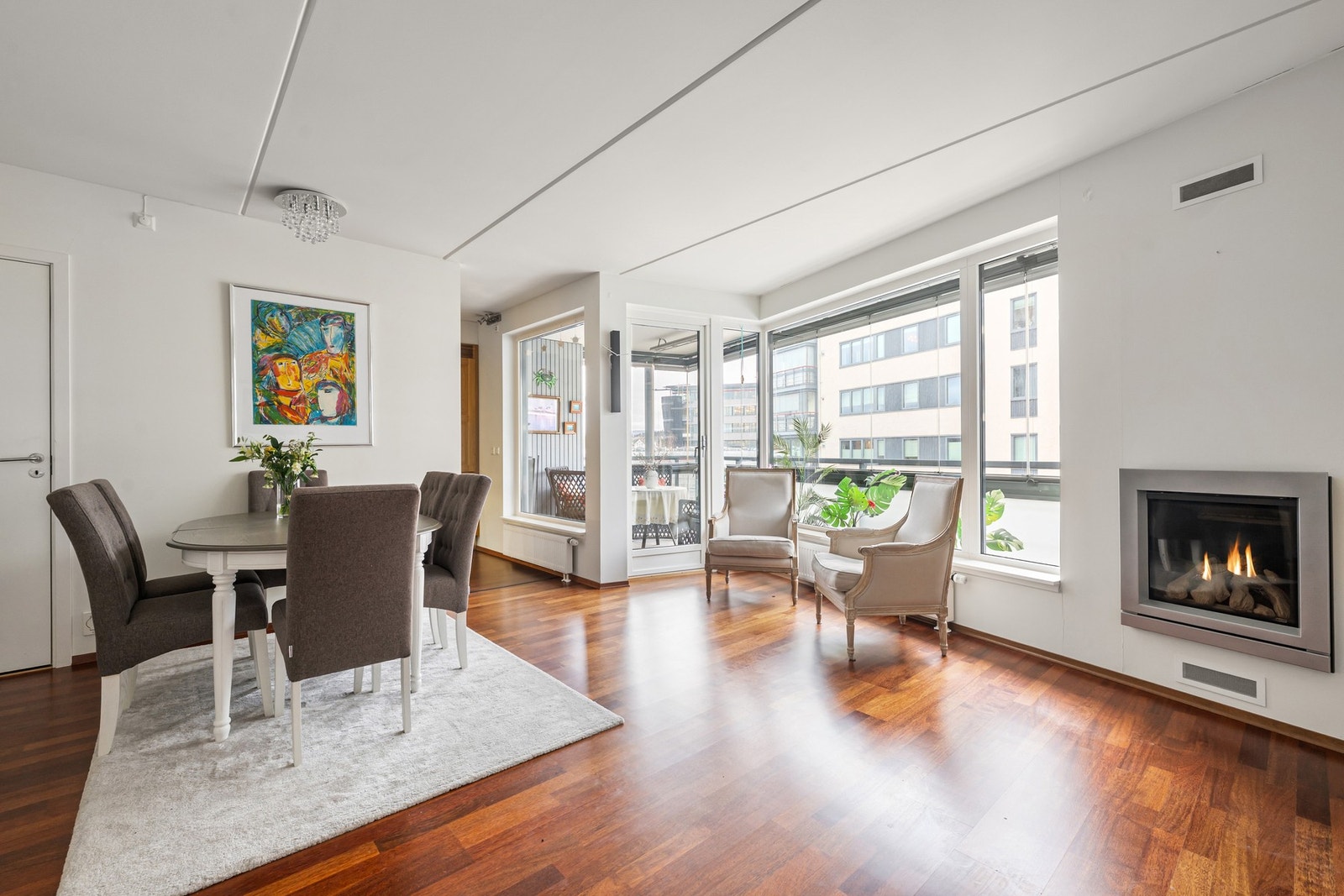 Gasspeis i stuen for kos og god stemning. Galleribilde