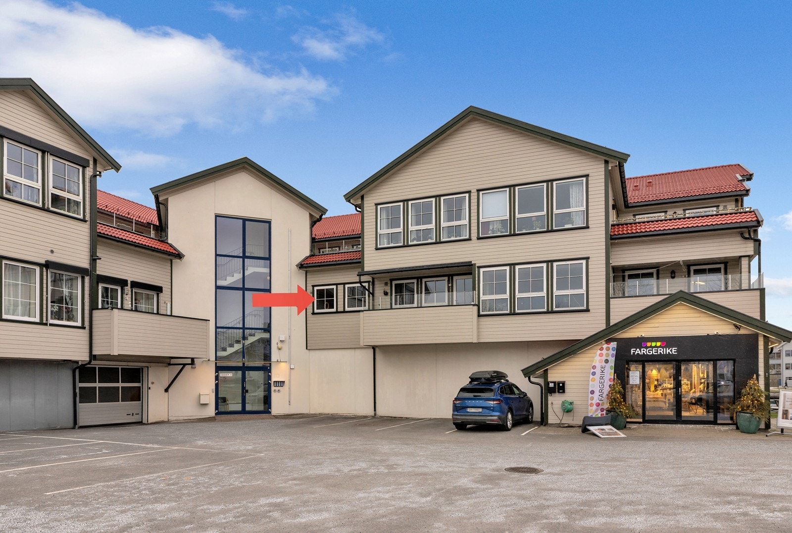 Leiligheten ligger i 2. etasje. Galleribilde