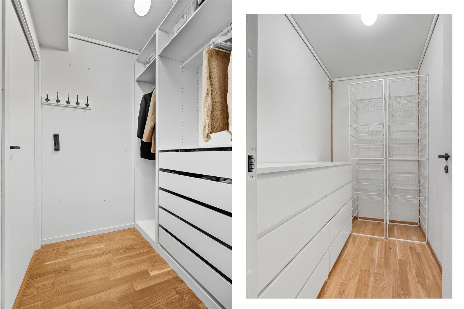 Det er to praktiske boder i leiligheten Galleribilde