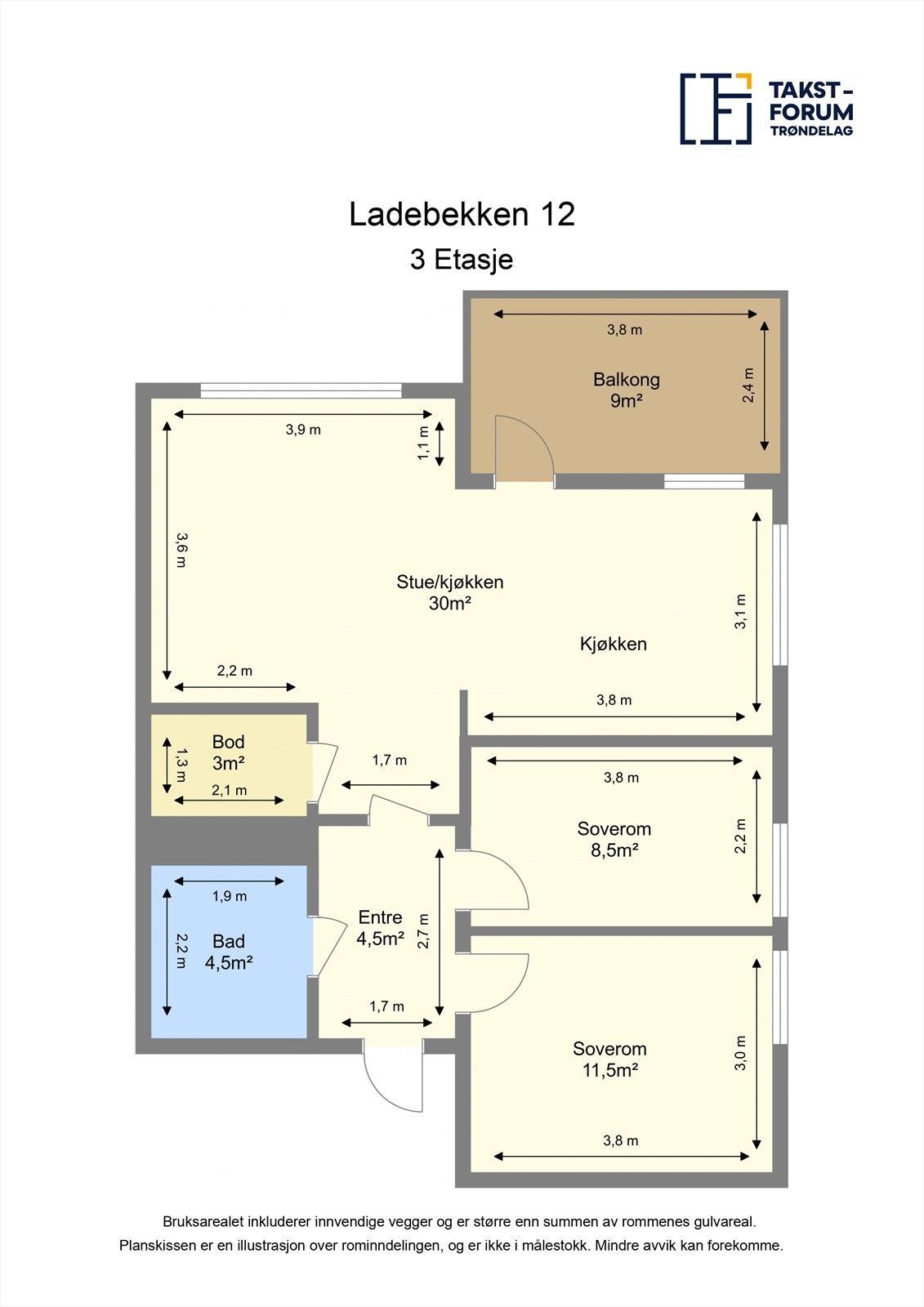 Planskisse. Galleribilde