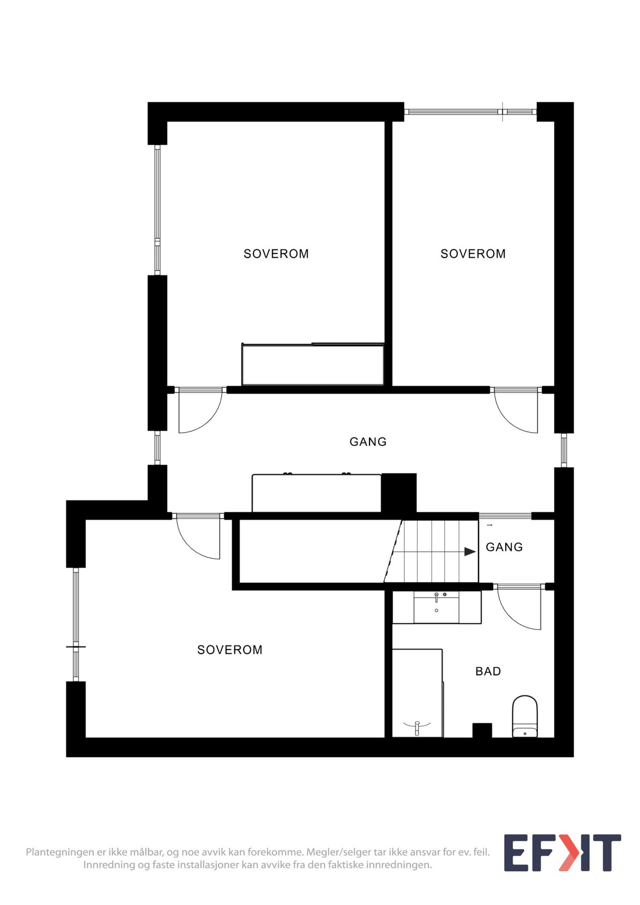 Plantegning - 2.etasje. Galleribilde