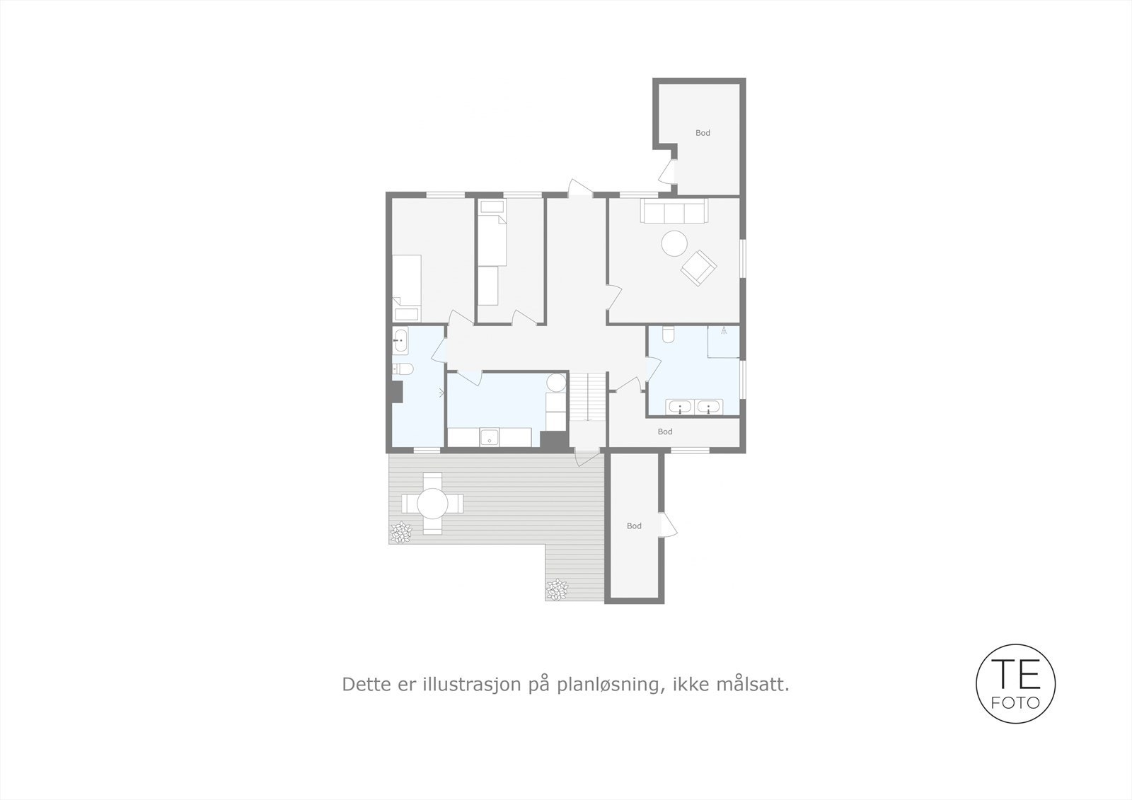 Plantegning - 1. etasje Galleribilde