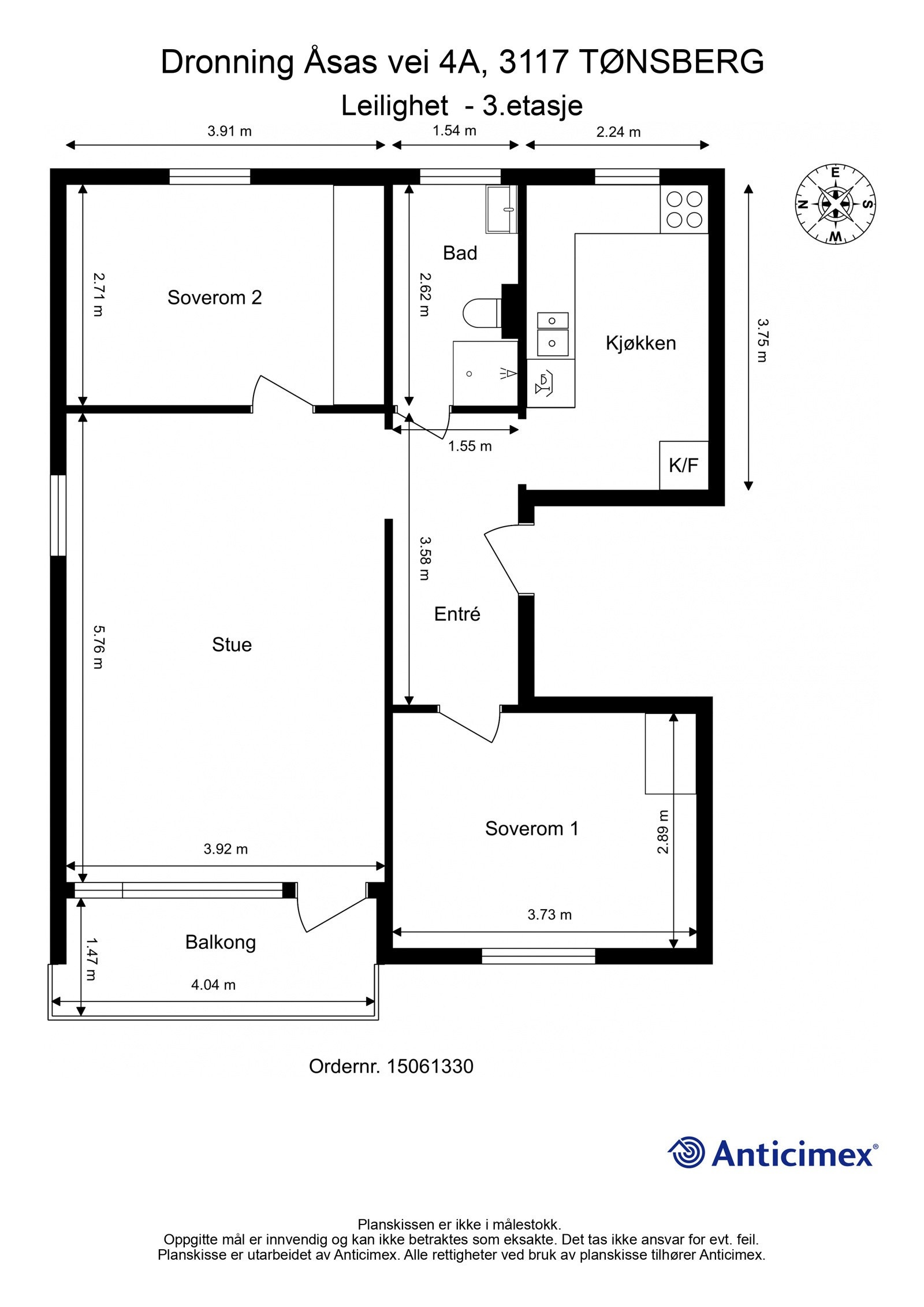 Plantegning Galleribilde