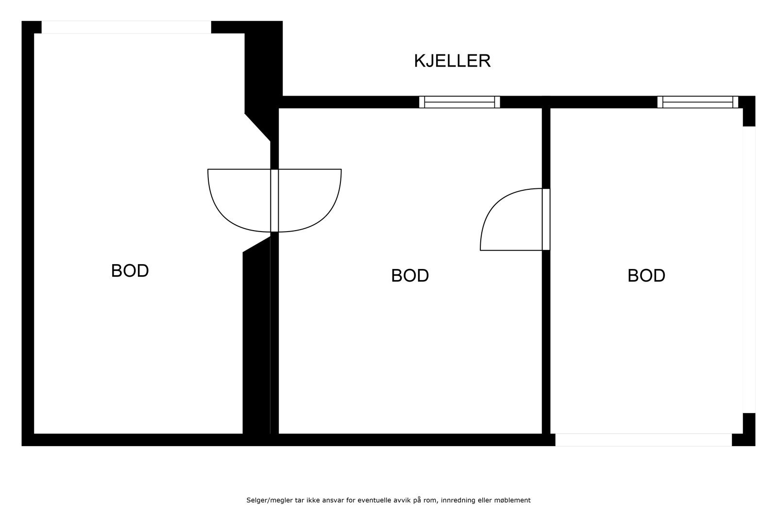 Plantegning kjelleretg. Galleribilde