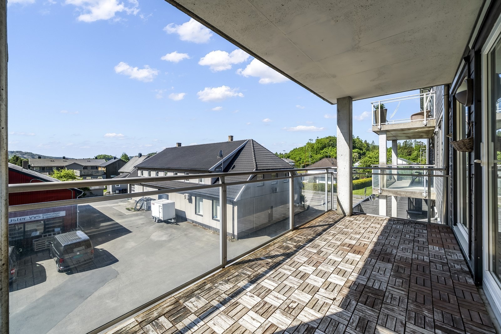 Utsikt fra veranda Galleribilde