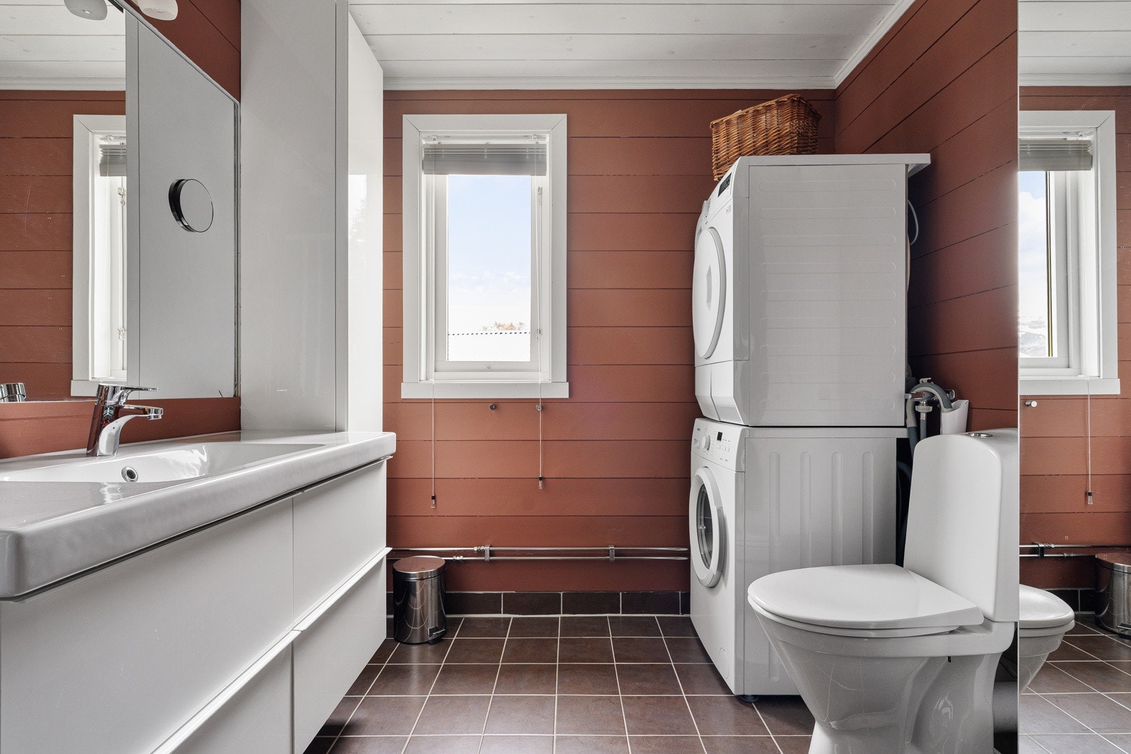 Opplegg for vask og trommel. Galleribilde