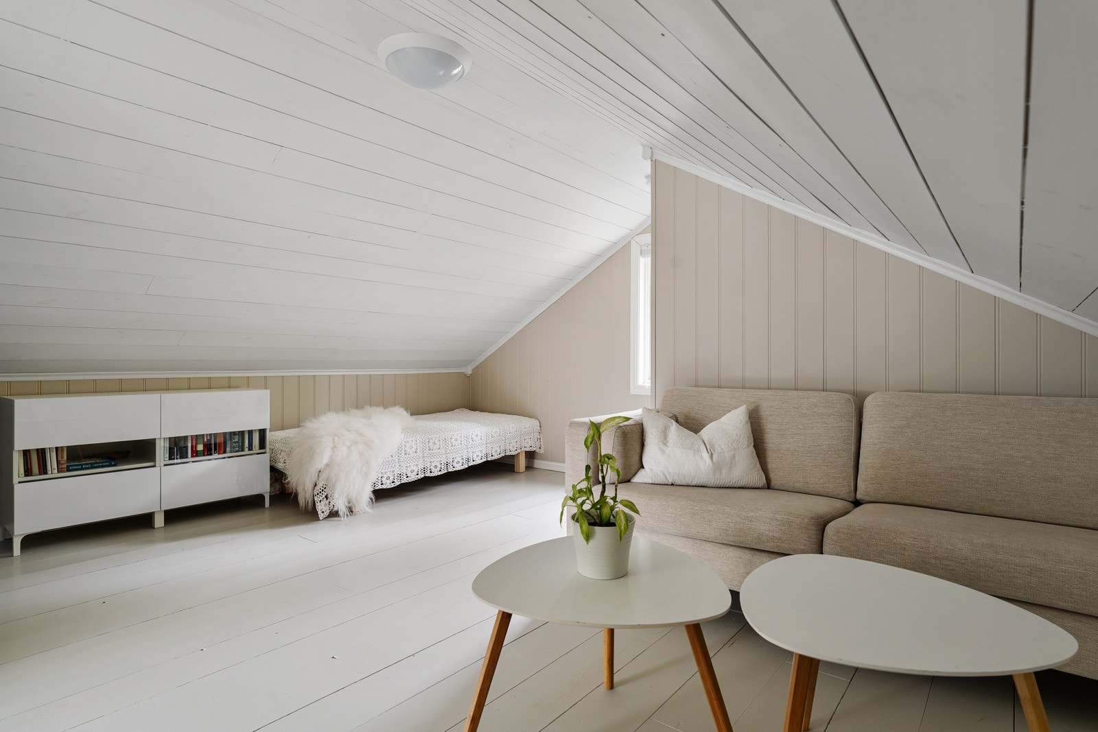 Plass til ekstra seng. Galleribilde