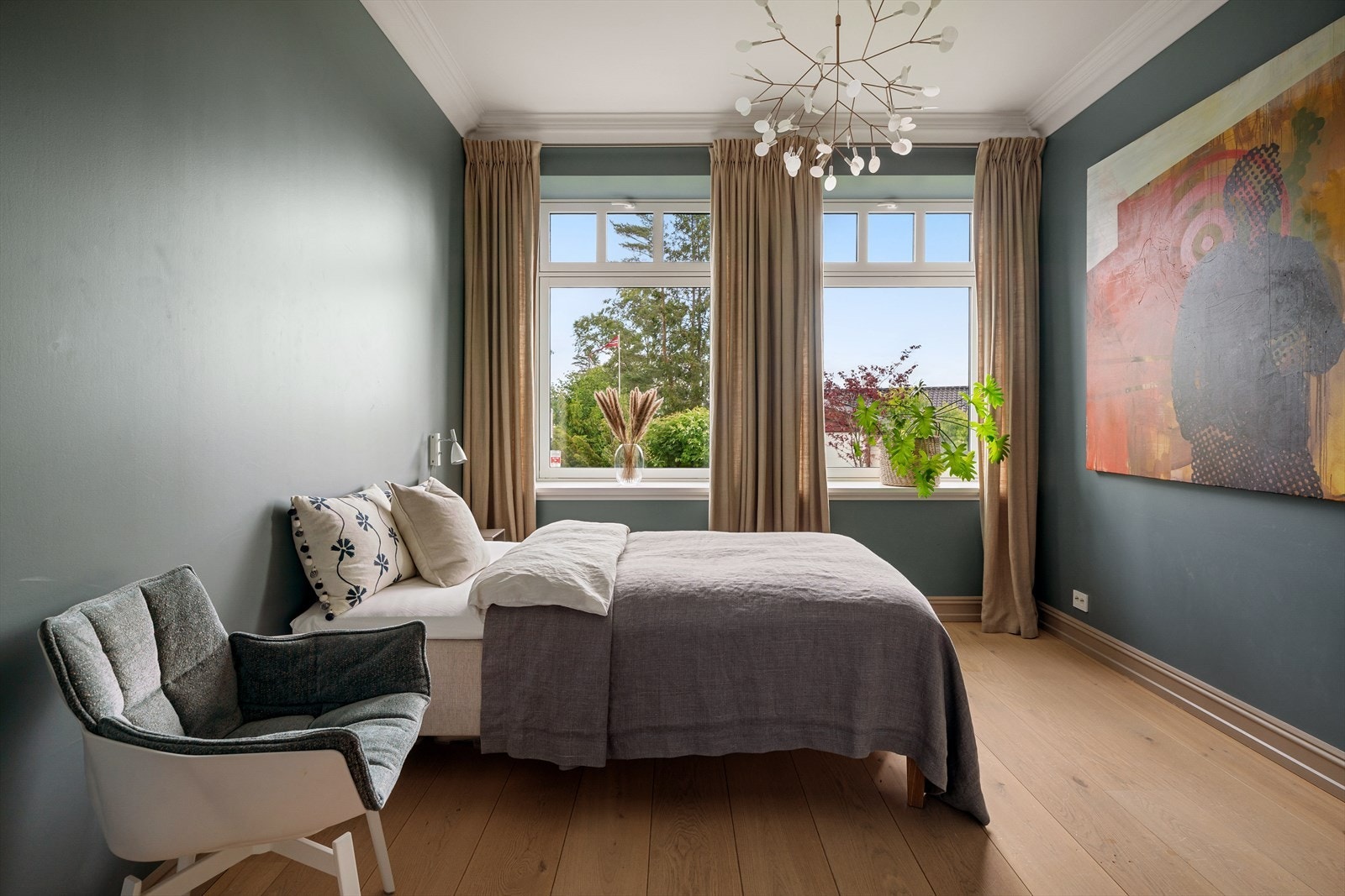 Soverom 2 - smakfulle farger Galleribilde