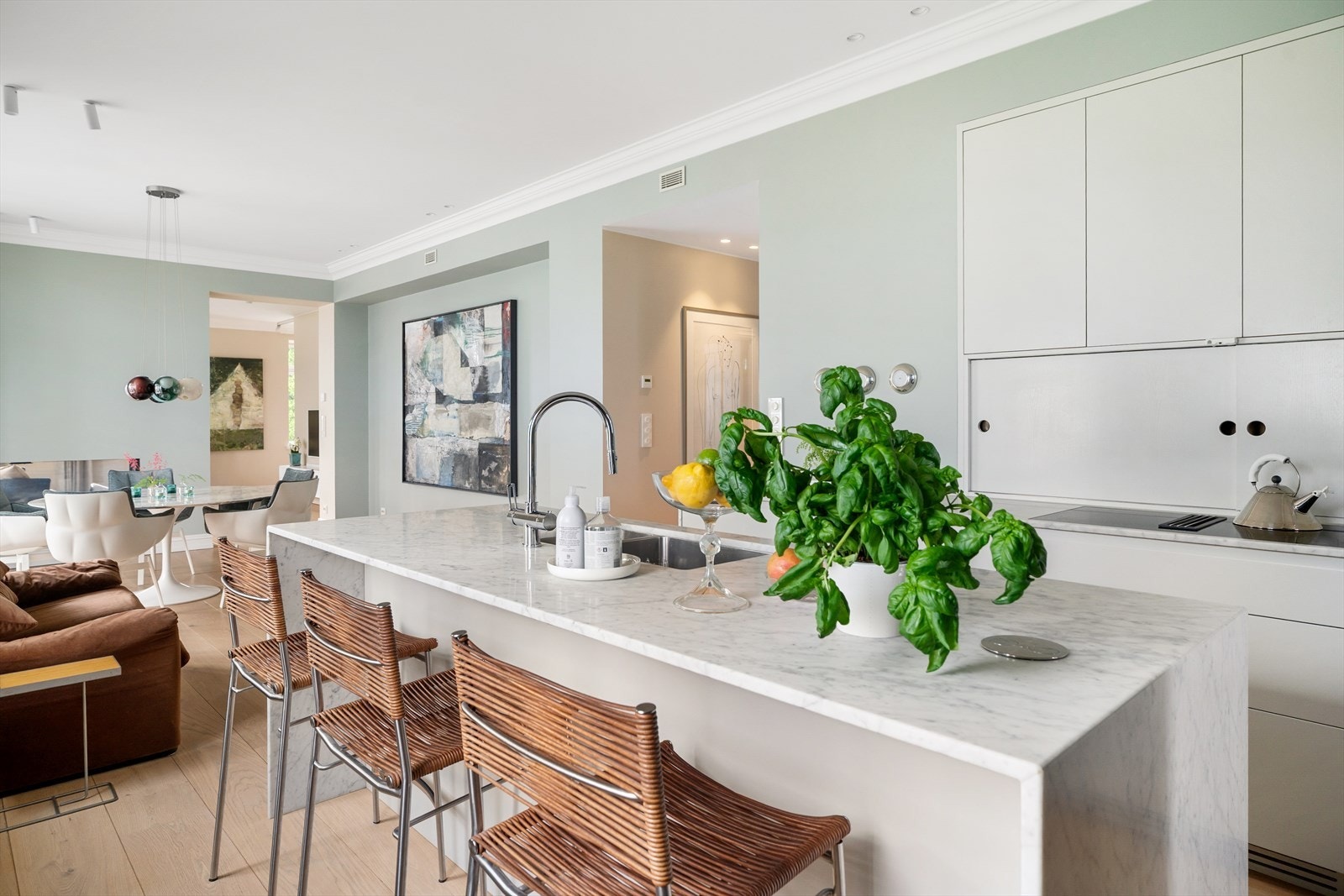 Fra den sosiale kjøkkenøyen Galleribilde