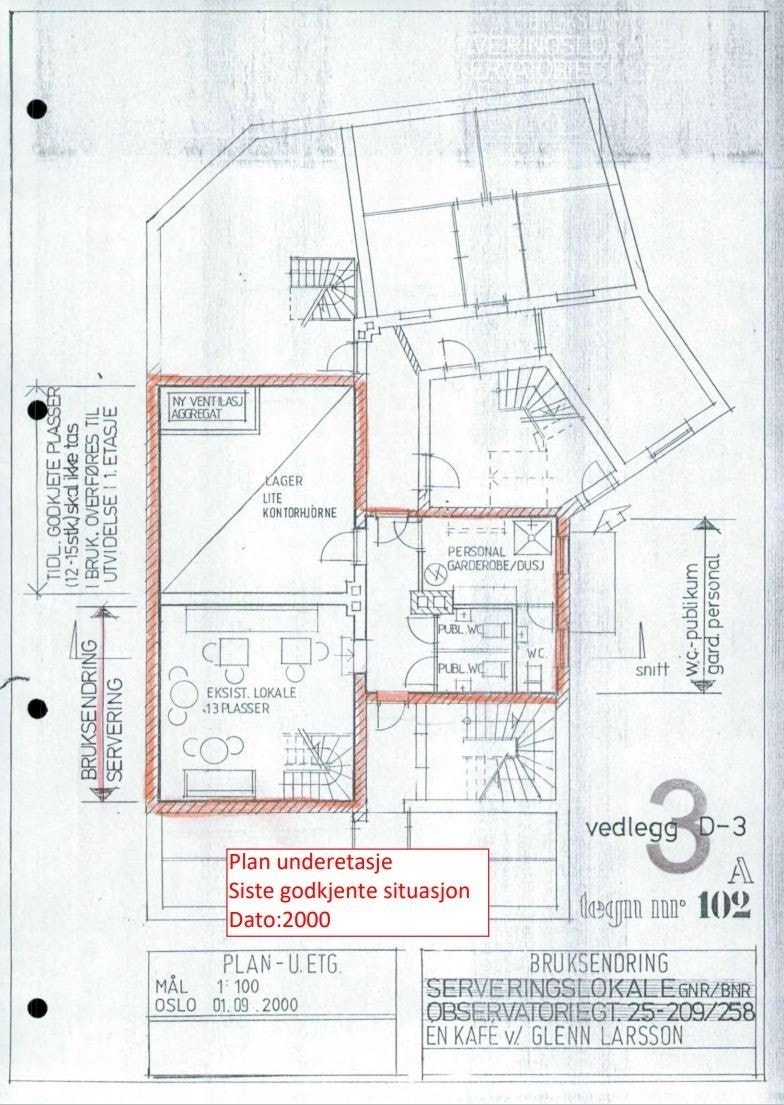 Historiske tegninger som serveringslokale (U-etg) Galleribilde