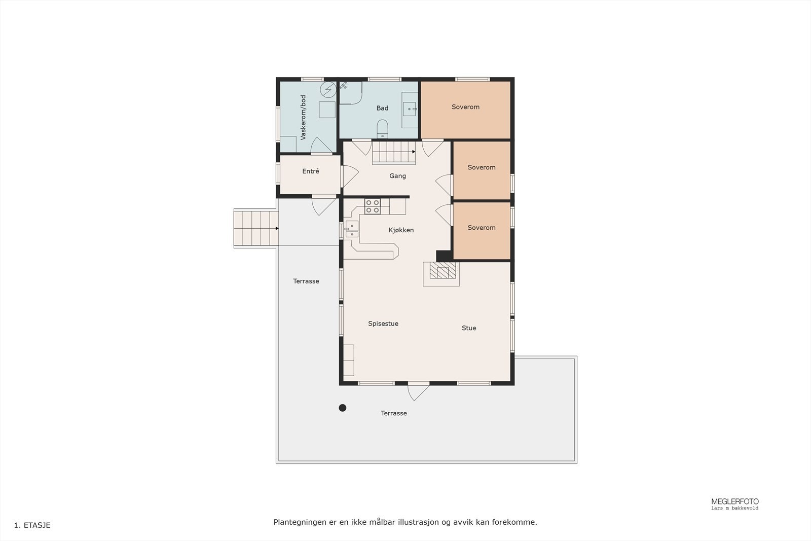 Planskisse over hovedplanet. Galleribilde