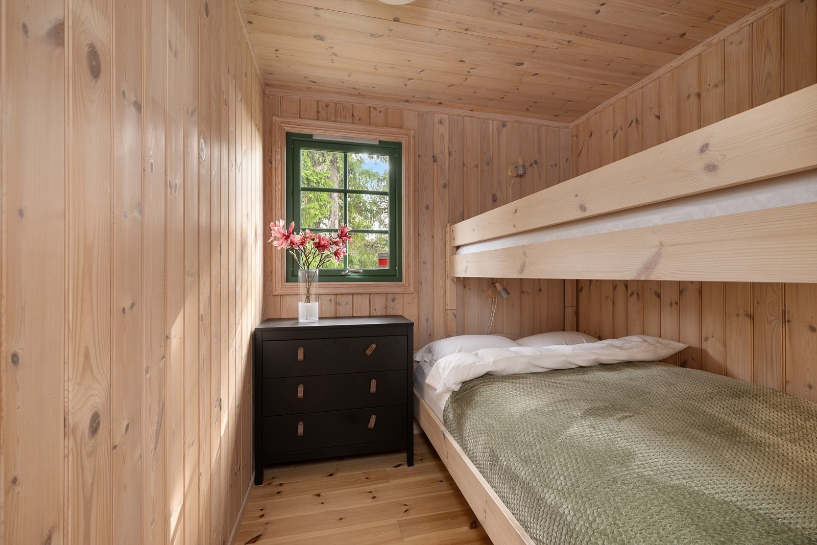 Soverom 2 er innredet md køyeseng. Galleribilde