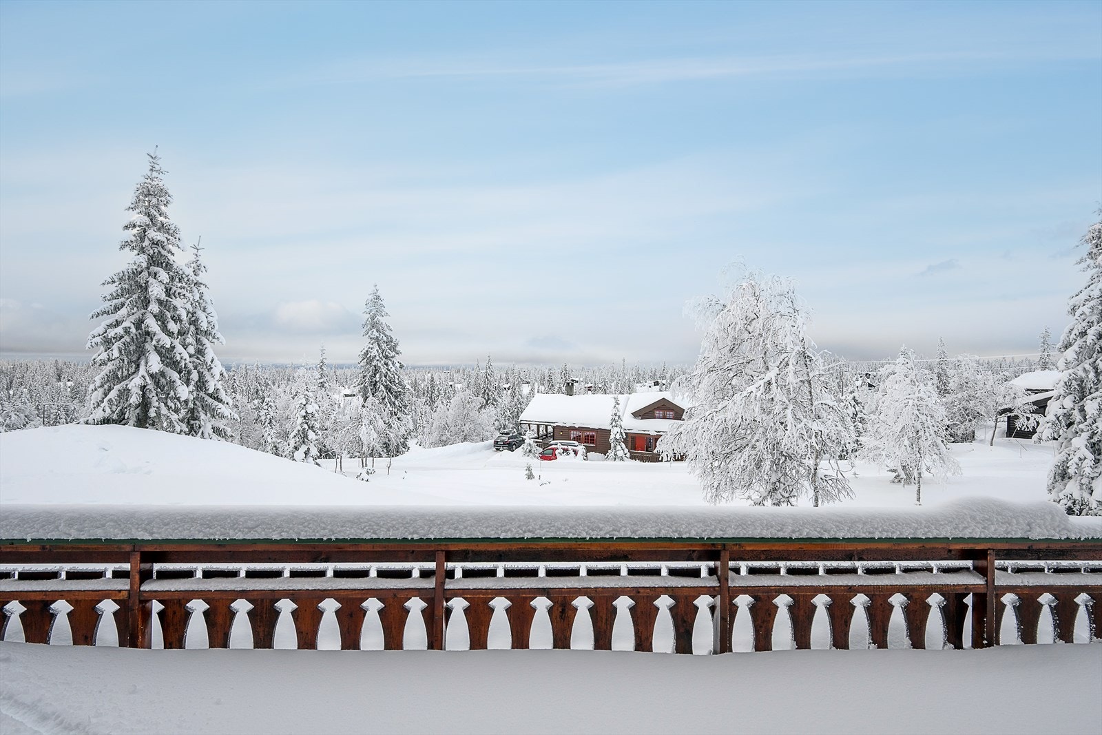 Fin utsikt fra terrassen! Galleribilde