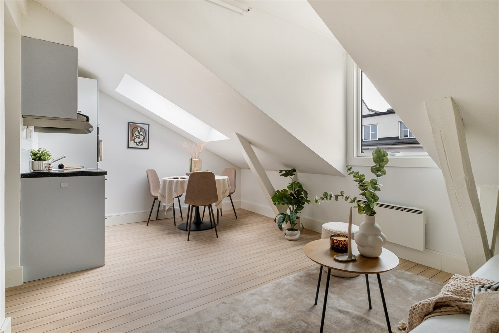 Åpen stue/kjøkken. Galleribilde