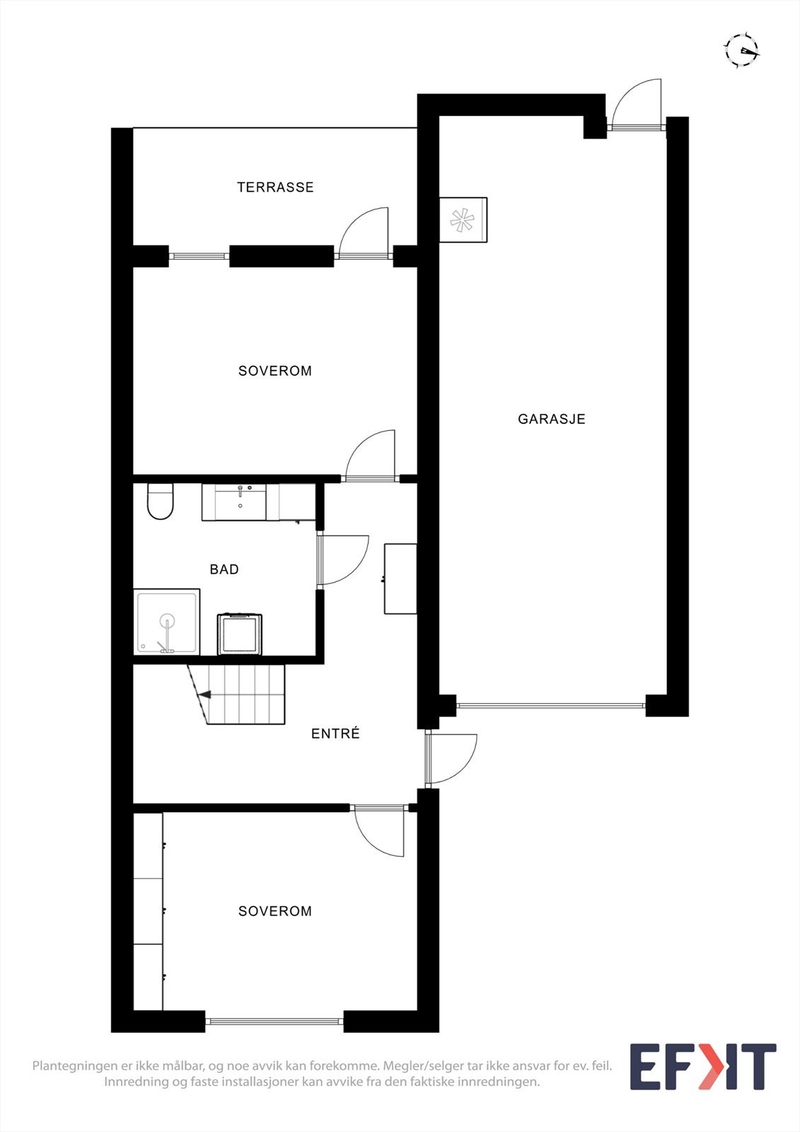 Plantegning 1. etasje. Galleribilde