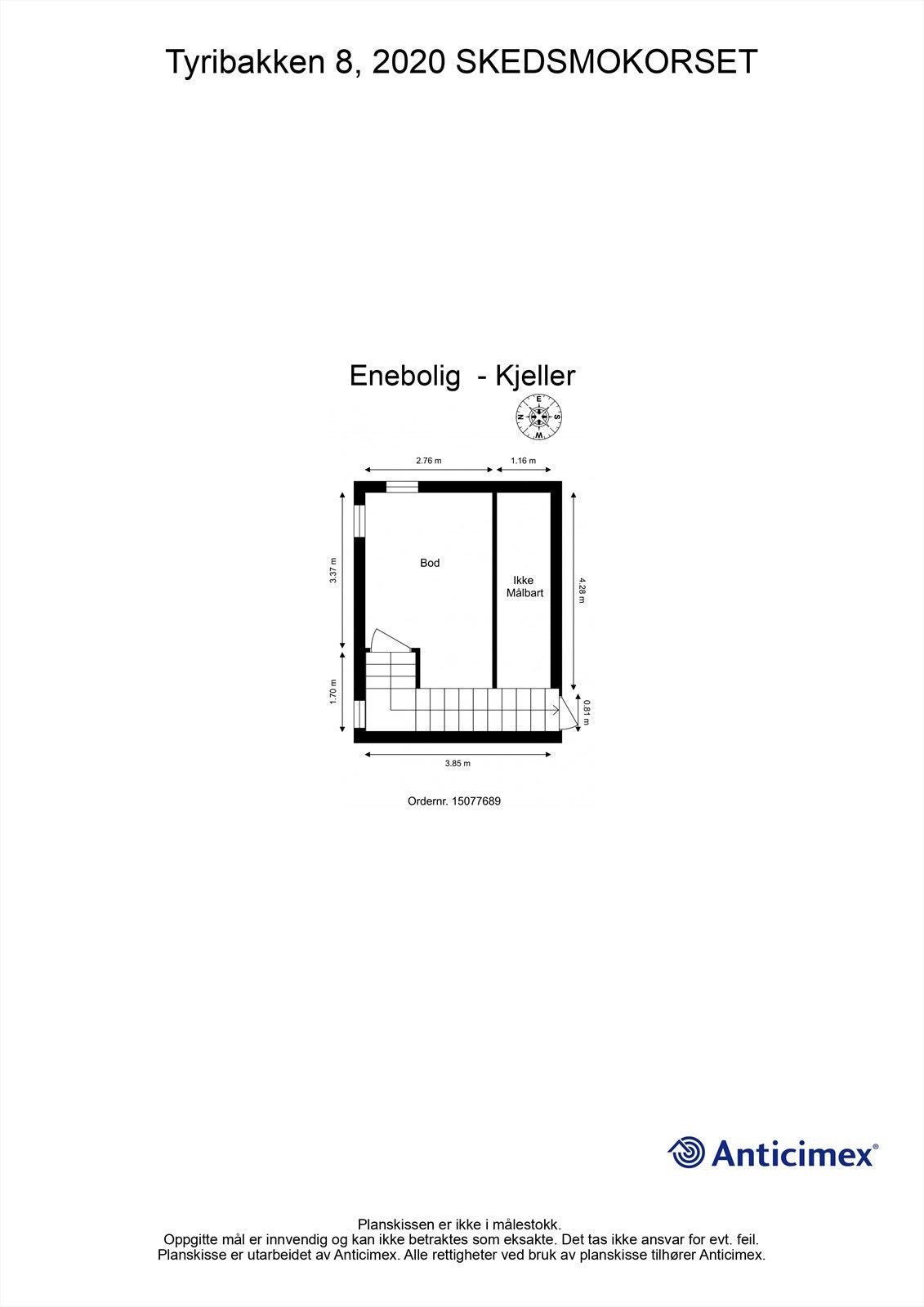 Plantegning kjeller Galleribilde