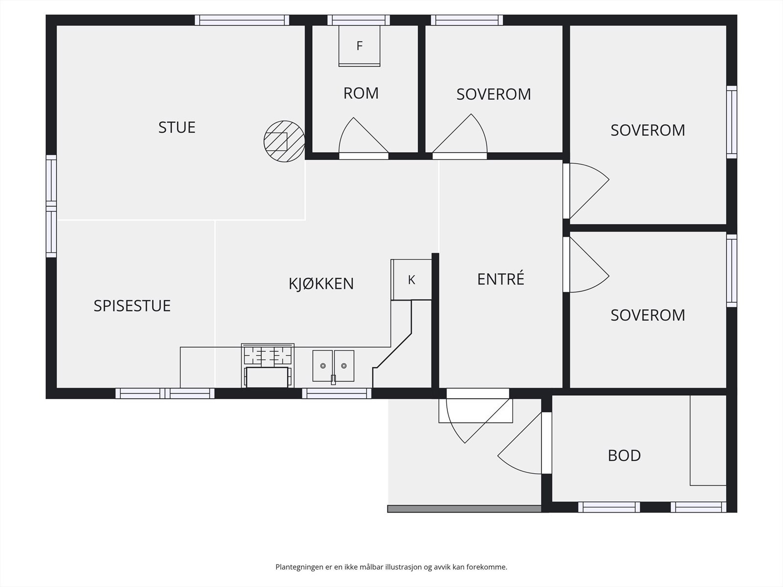 Plantegning. Galleribilde