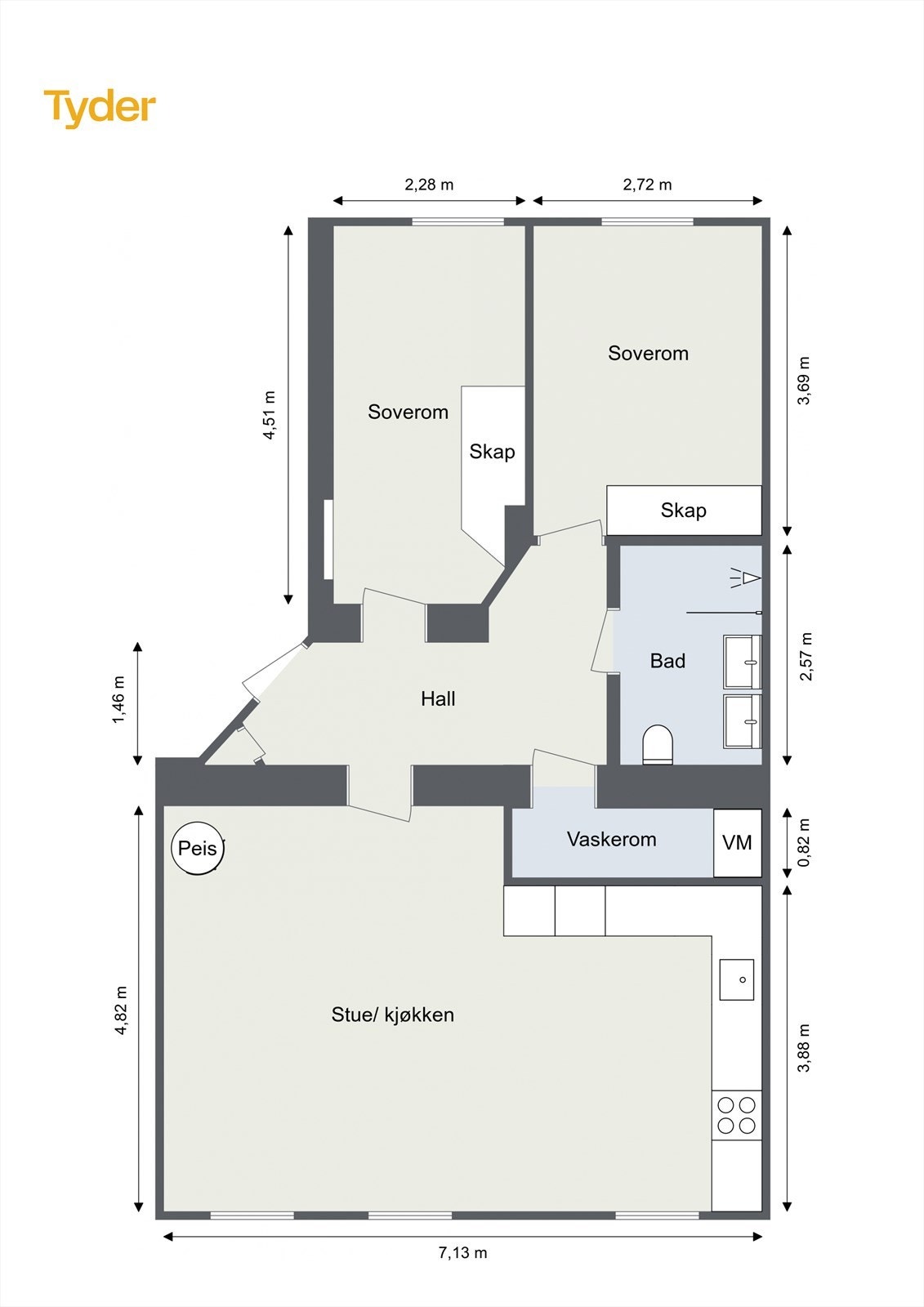 Plantegning. Galleribilde