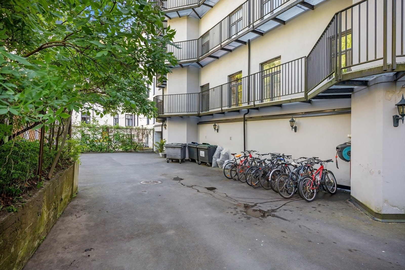 Sykkelparkering. Galleribilde