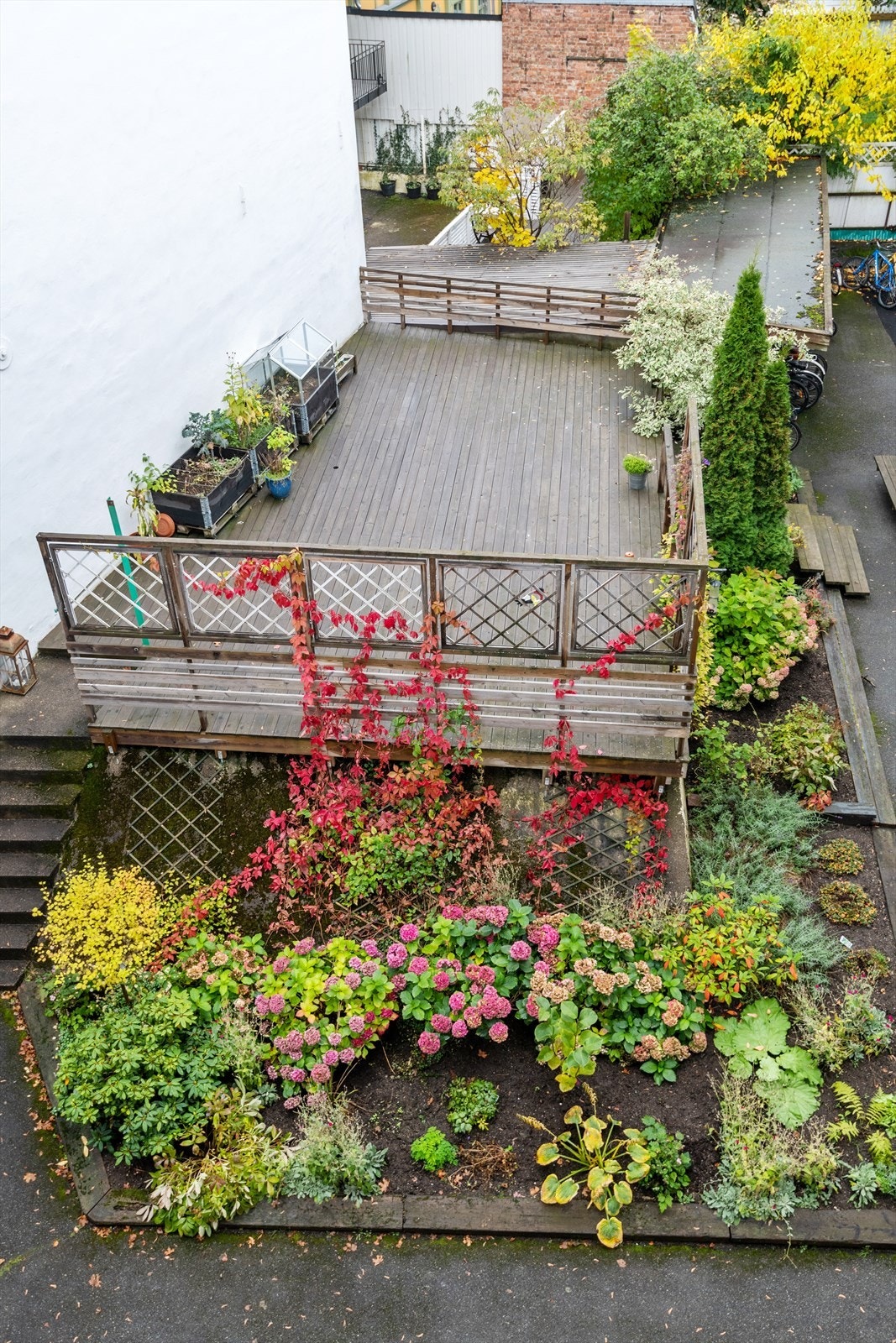 Samt felles terrasse. Galleribilde