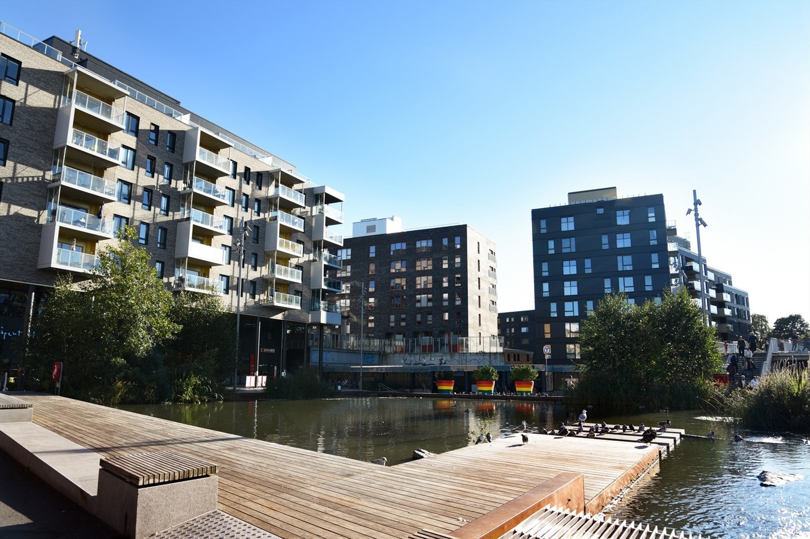 Fra boligen er det kort vei til Ensjø. Galleribilde