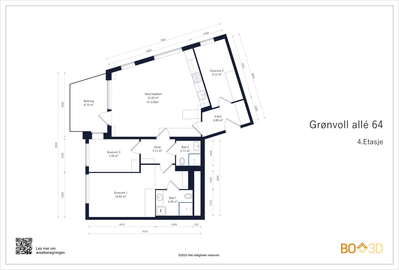 Plantegning Galleribilde