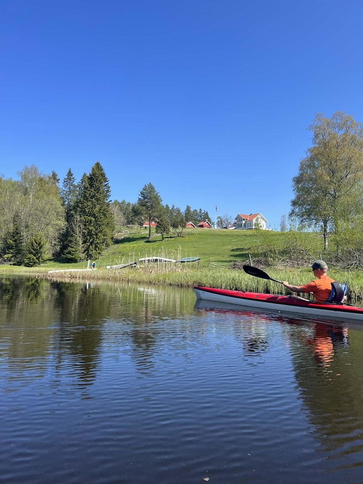 Nærområdet byr på gode muligheter for bading og vannaktiviteter som kano og kajakk i Langenvannet. Galleribilde