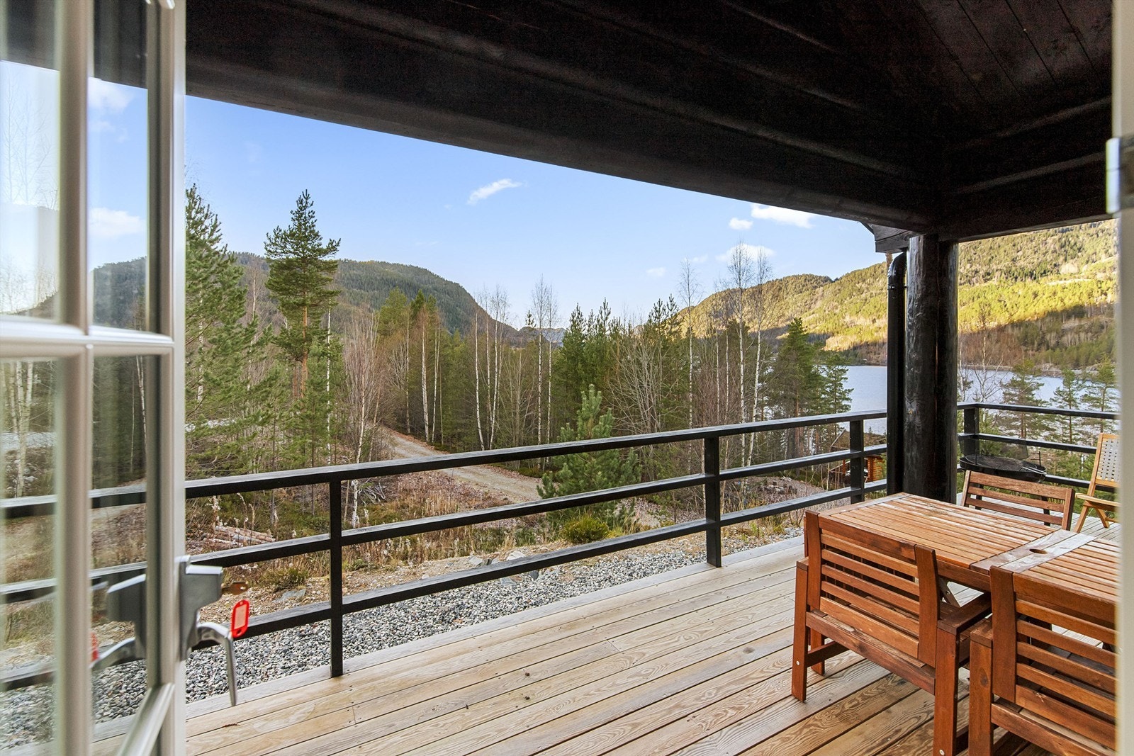 Her har man flott utsikt og nydelige solforhold Galleribilde