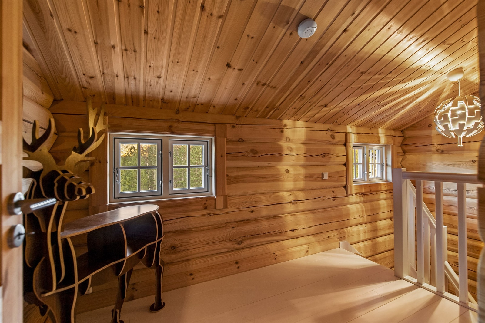 Gangen i 2. etasje er romslig Galleribilde