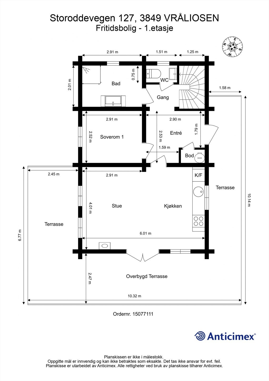 Plantegning-1. etasje Galleribilde