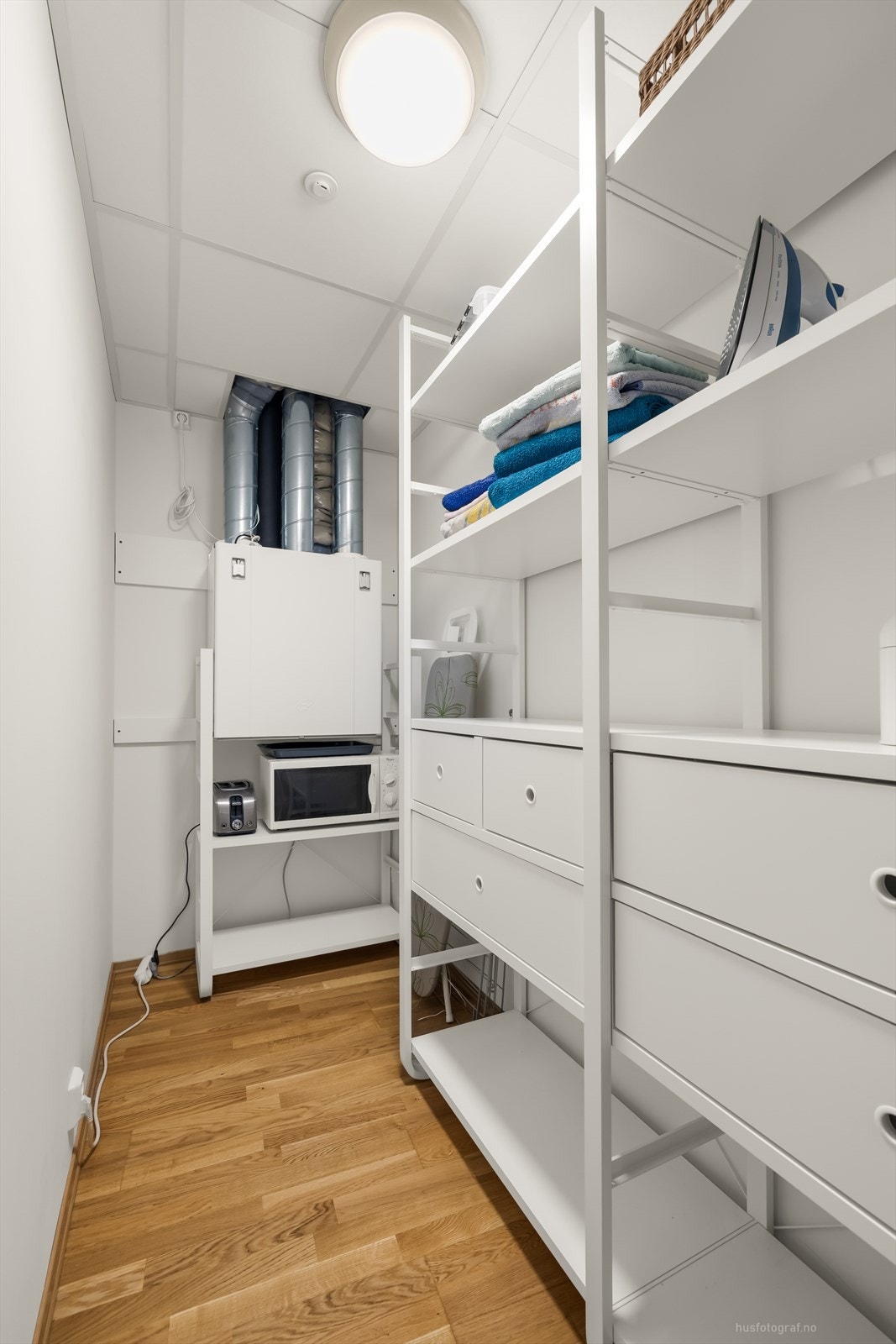 Praktisk innvendig bod. Galleribilde