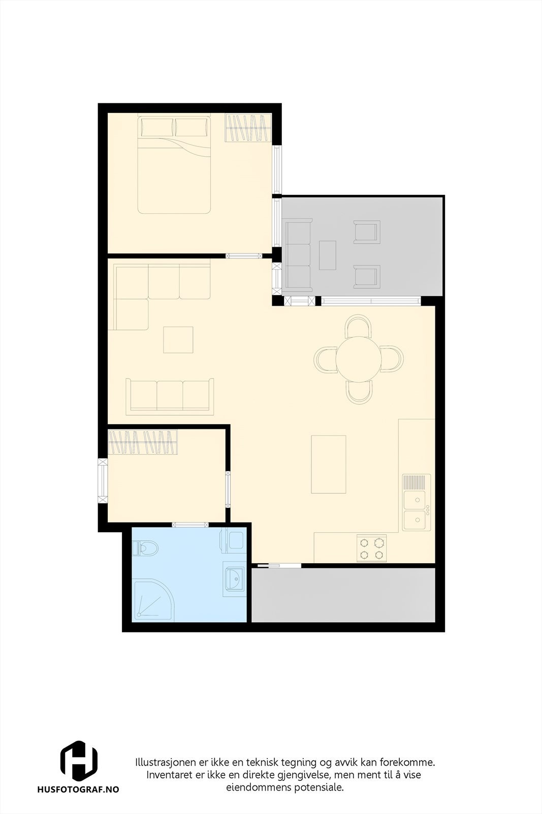 Plantegning Galleribilde