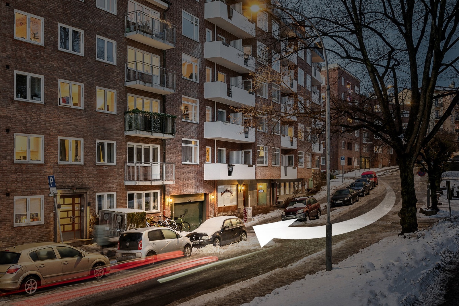 Mulighet for leie av garasjeplass i Fagerborg P-hus (Fagerborggata 50 A) med ladestasjoner for elbil. Galleribilde