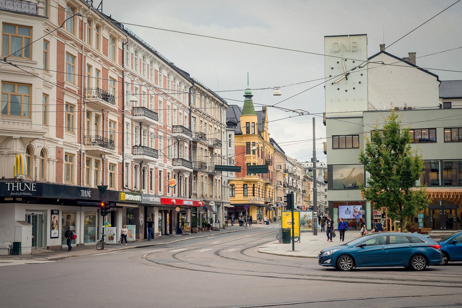 Kort vei til Majorstua. Enkel kommunikasjon med trikk, buss og T-bane. Galleribilde