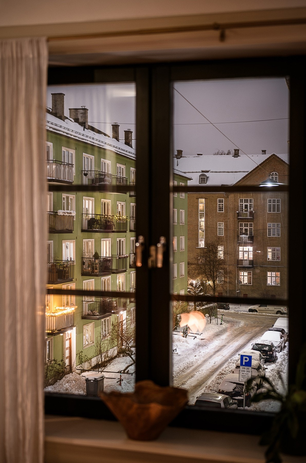 Fine siktlinjer fra stuen: Leiligheten ligger tilbaketrukket i en rolig gate rett ovenfor Jessenløkken. Galleribilde