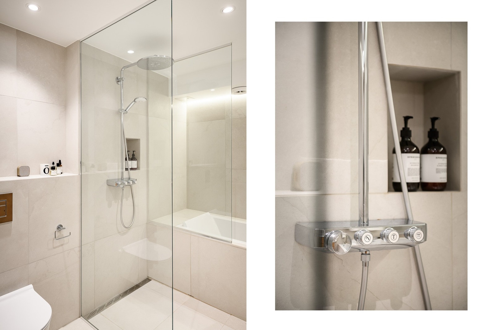 Fliser og varmekabler skaper et solid og behagelig rom som krever lite vedlikehold. Galleribilde